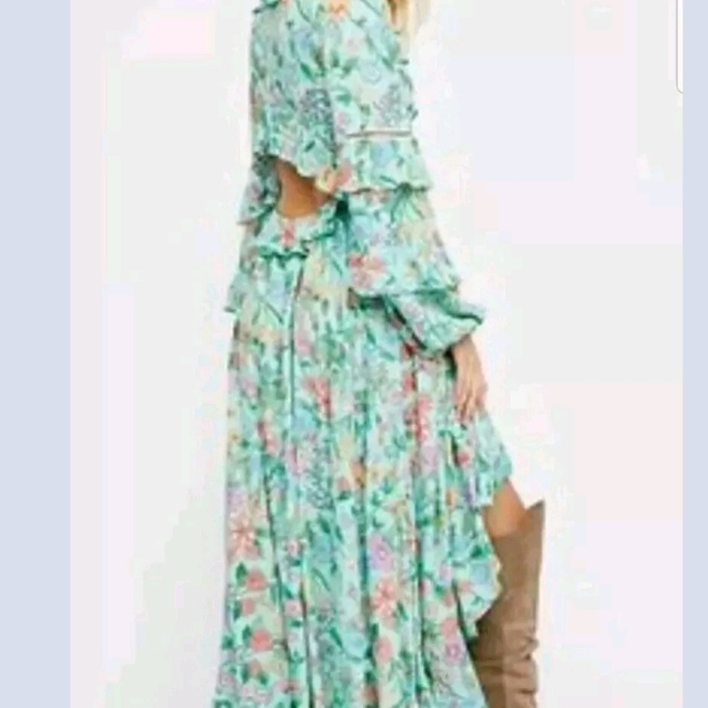 LAST ONE Flur Vineyard Asymmetrical Gown - Picture 8 of 8